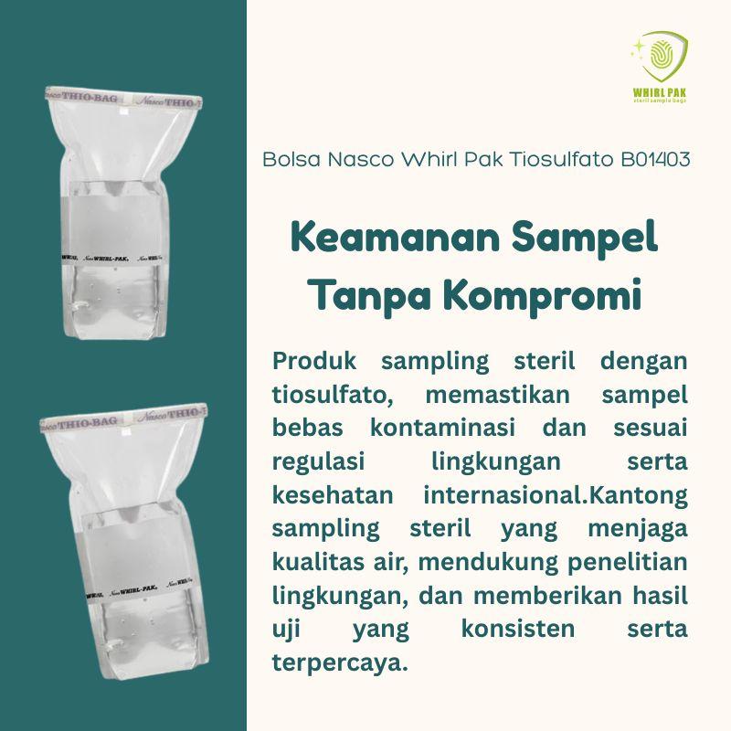 Bolsa Nasco Whirl Pak Tiosulfato B01403